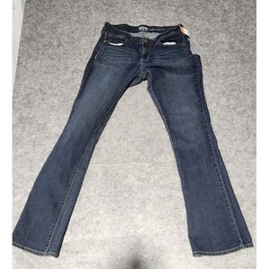 Levi's Signature Jeans Women's Size 30 Blue Modern Bomber Fit Dark Wash‎ Denim